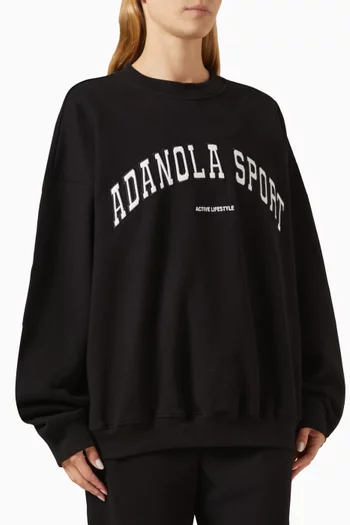 ADA Sport Logo Sweatshirt in Cotton-fleece