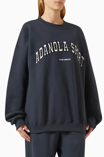 ADA Sport Logo Sweatshirt in Cotton-fleece