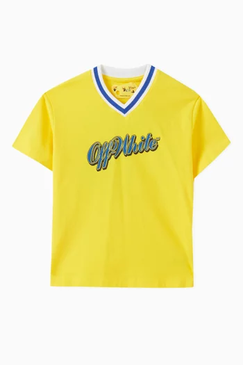Baseball Logo T-Shirt in Cotton