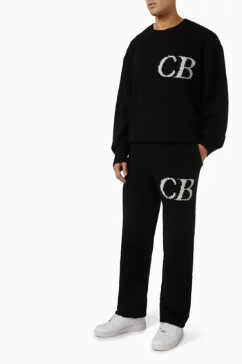 Logo Knit Pants in Merino-wool