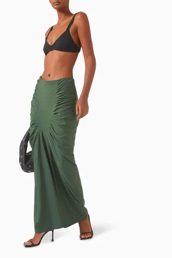 Melia Maxi Skirt in Nylon Jersey