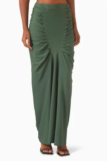 Melia Maxi Skirt in Nylon Jersey