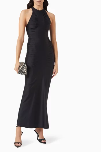 Deni Maxi Dress in Nylon Jersey