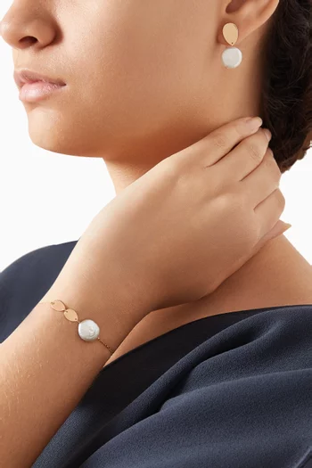 Kiku Pearl Bracelet in 18kt Gold