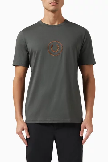 Circle Branding T-Shirt in Cotton