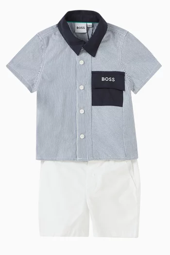 Baby boy hugo boss shorts and shirt on sale
