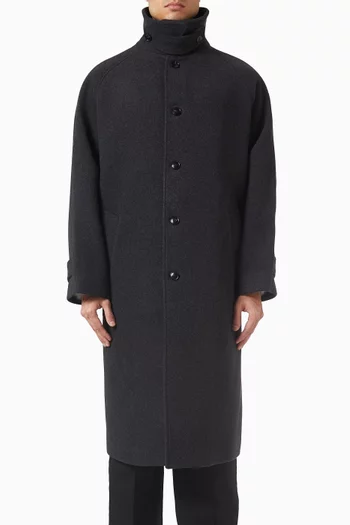 Car Coat in Wool-blend