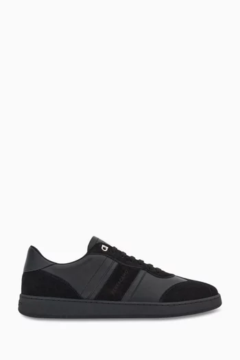 Achille 1 Low Top Sneakers in Leather and Suede
