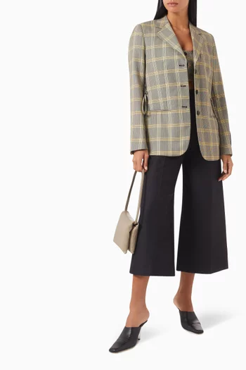 Cropped Pants in Cotton Cady