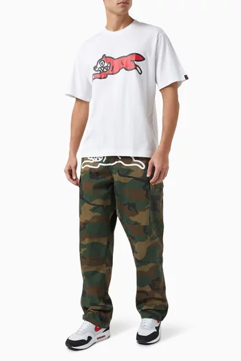 Crystal Running Dog T-shirt in Cotton