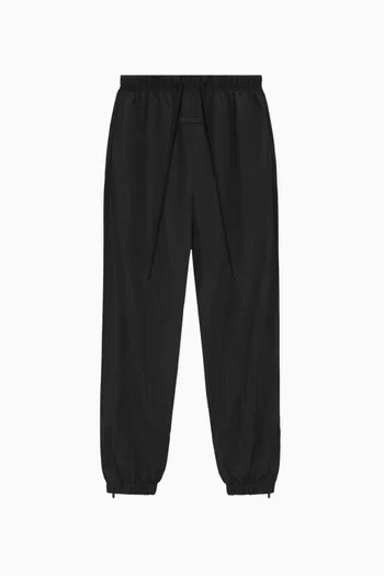 Logo Trackpants in Stretch Woven Nylon