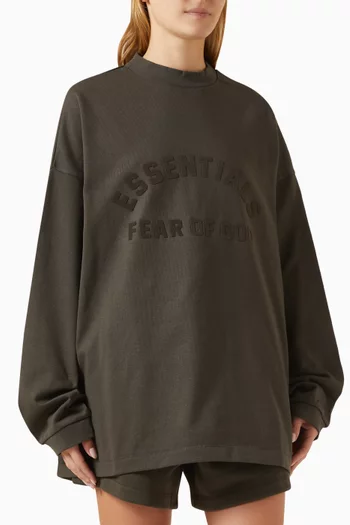 Essentials Crewneck Sweatshirt in Cotton-jersey