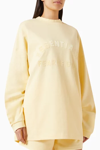 Essentials Crewneck Sweatshirt in Cotton-jersey