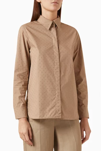 Orense Embellished Shirt in Cotton