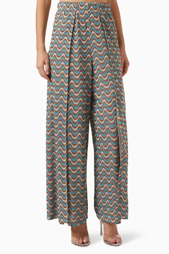Paese Pants in Jacquard-jersey