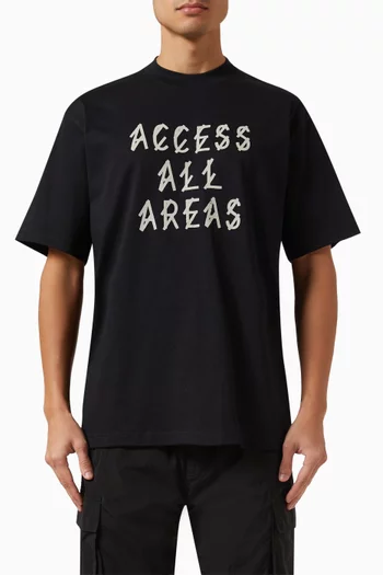 AAA Logo T-shirt in Cotton Jersey
