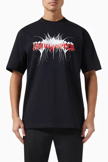 Speed Demon Graphic T-shirt in Cotton Jersey