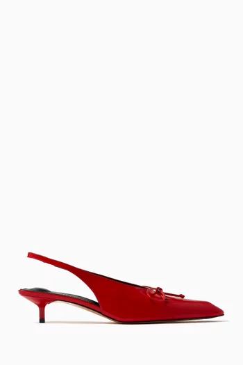 Les slingback Cubisto 35 Pumps in Patent Leather