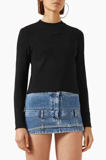 Le T-shirt Gros Grain in Cotton