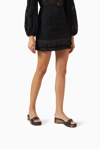 Platza 40 Studded Clogs in Nappa