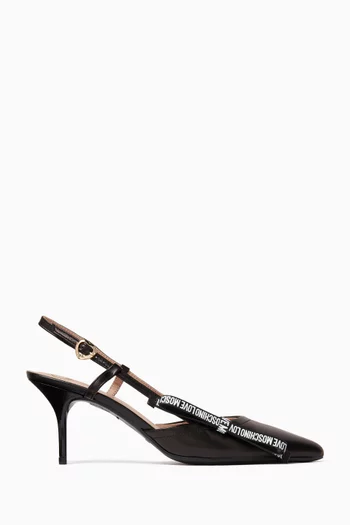 Slingback 70 Pumps in Leather