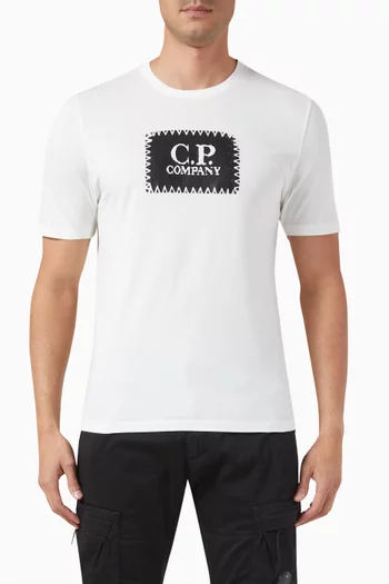 30/1 Label-style Logo T-shirt in Cotton-jersey