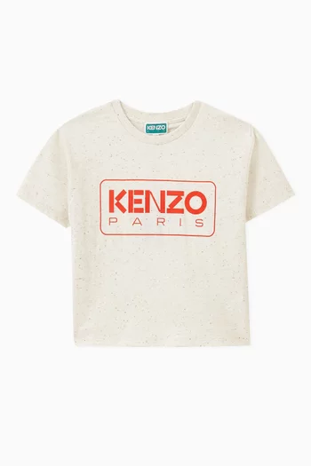 Kenzo Paris Logo T-shirt in Cotton