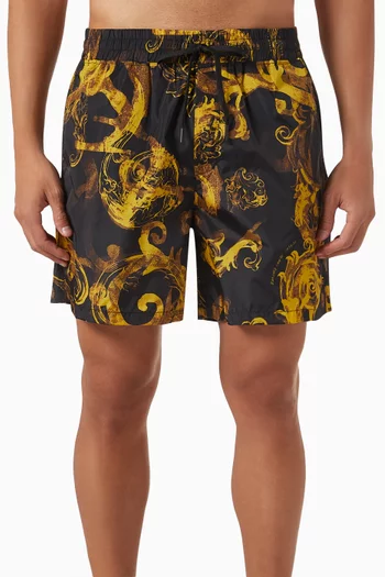 Baroque Elasticated Waistband Shorts