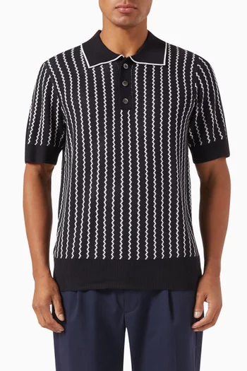 Monaco Polo Shirt in Rayon Knit
