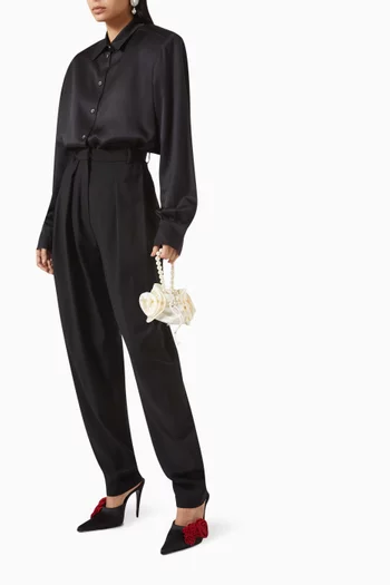 Shaldon Balloon Pants in Wool