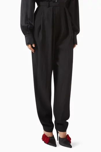 Shaldon Balloon Pants in Wool