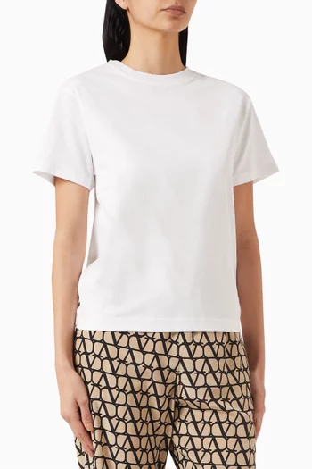 Valentino T-shirt in Cotton-jersey