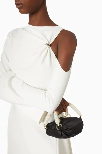 Tiny Nino Tote Bag in Silk Satin