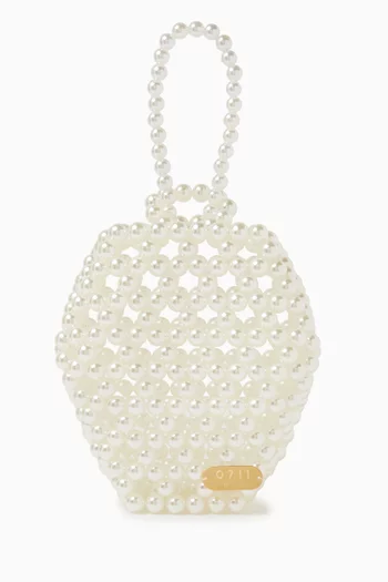 Strawberry Mini Bag in Acrylic Beads