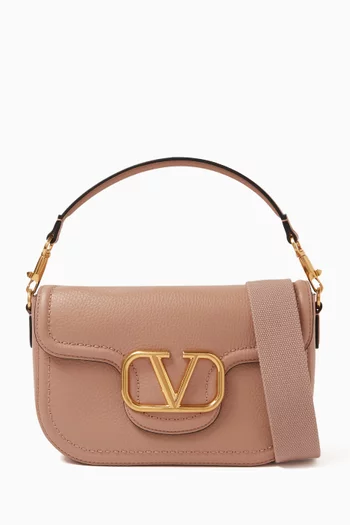 Valentino Garavani VLogo Shoulder Bag in Leather