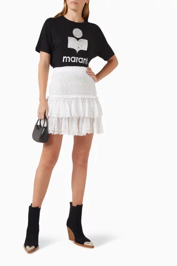 Zewel Logo T-shirt in Linen