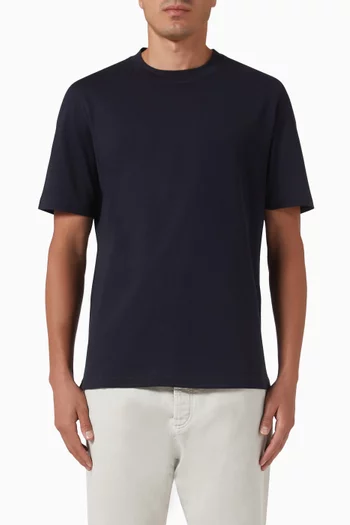 Crewneck T-shirt in Cotton-jersey