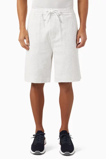 Drawstring Bermuda Shorts in Cotton-blend