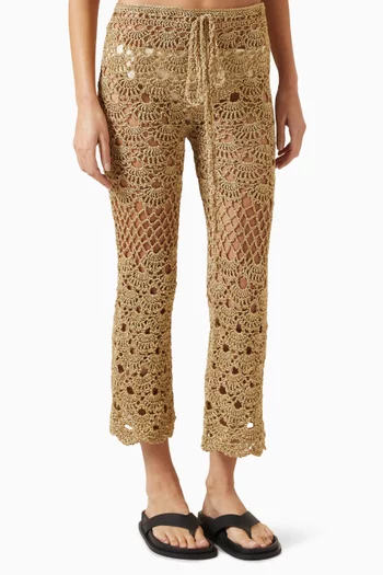 Yuki Shell Pants in Crochet