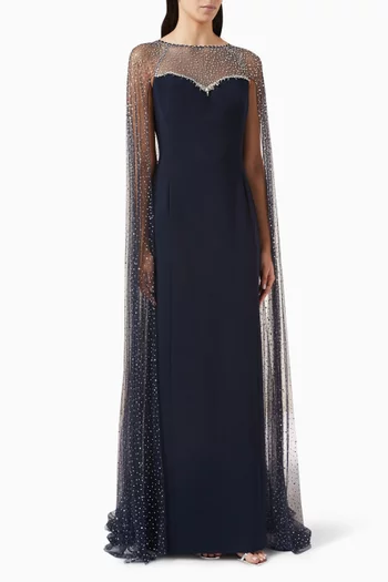 Cordelia Crystal-embellished Gown