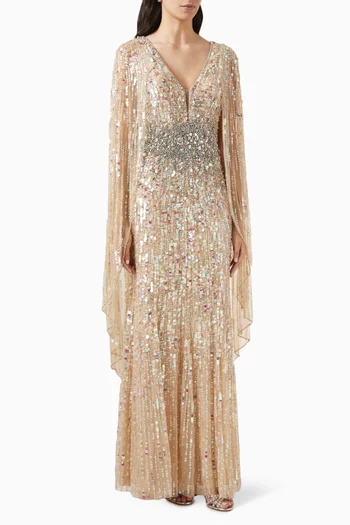 Honey Pie Sequin-embellished Gown in Tulle