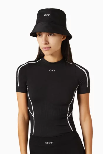 Reversible Off Stamp Bucket Hat