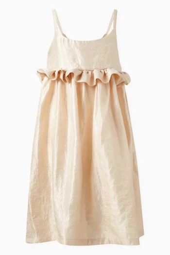 Ruffle Sleeveless Dress