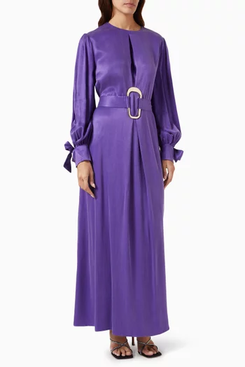 Annabel Belted Maxi Dress