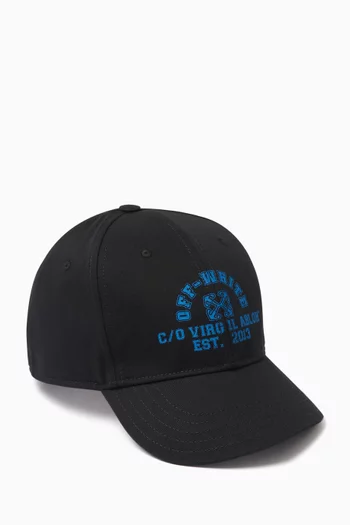 Washed Est 13 Baseball Cap in Cotton-twill