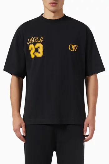 OW 23 Skate Logo Print T-Shirt in Cotton