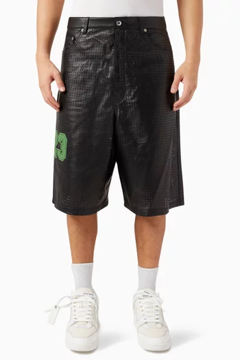 Natlover Basketball Shorts in Leather