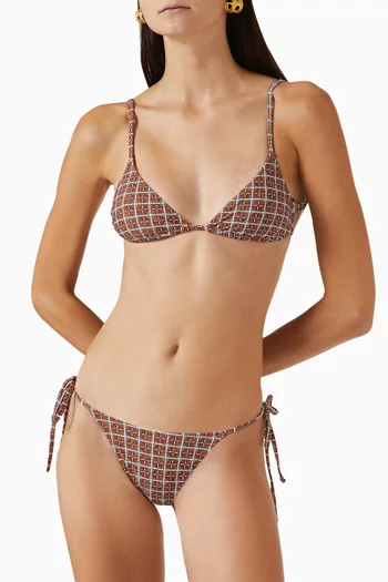 Praia Bikini Briefs in Eco-Terry Fabric