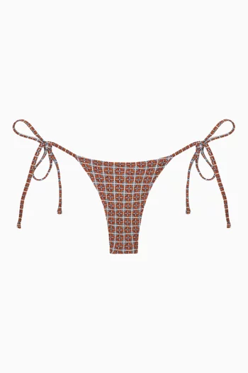 Praia Bikini Briefs in Eco-Terry Fabric