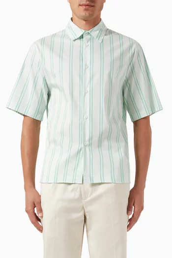 Chemise Stripe Shirt in Cotton-blend